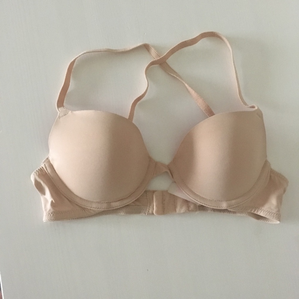 PINK Nude Convertible Demi Bra 32A